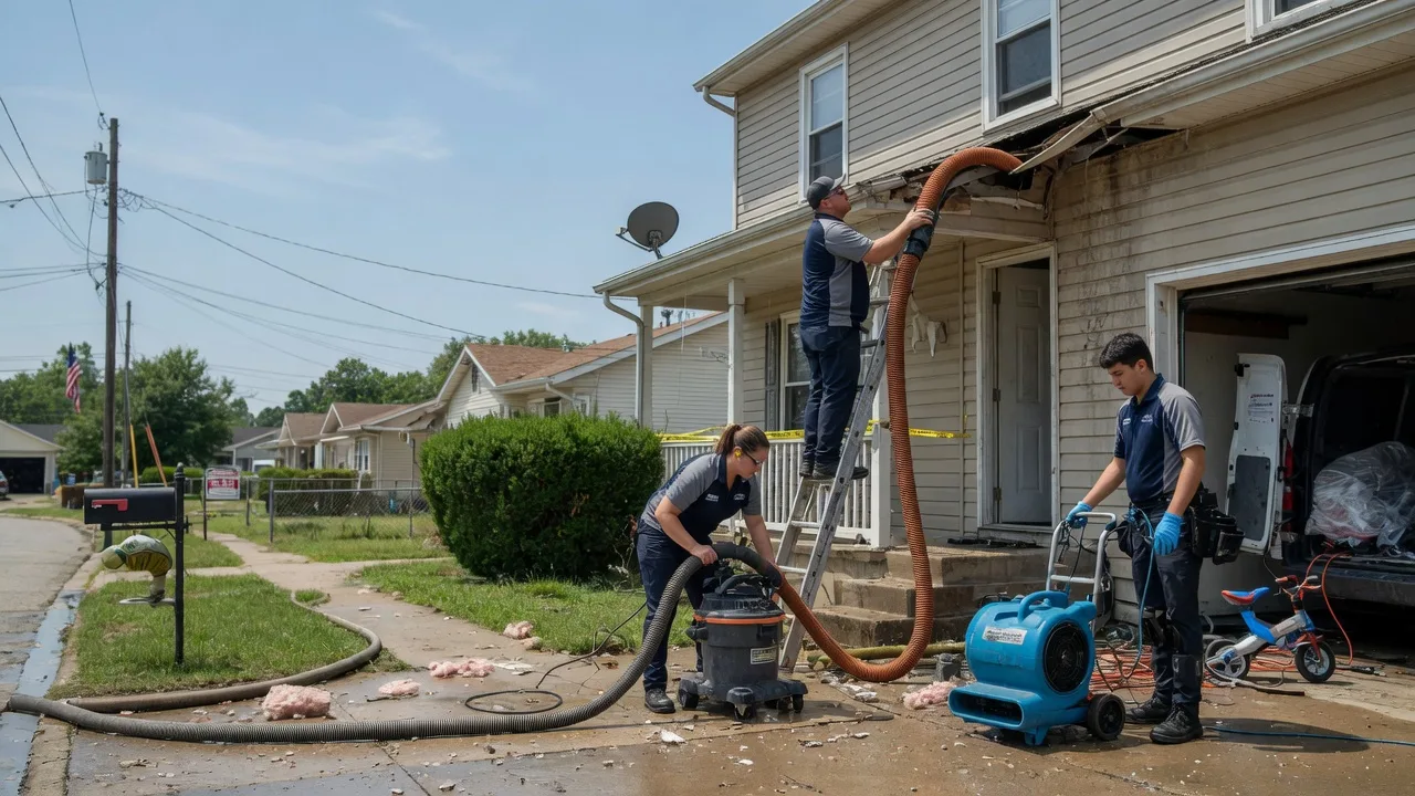 Water Damage Restoration in Columbia, IL near me